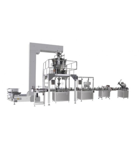 LINIA DO NAPEŁNIANIA PUSZEK GRANULATEM W ATMOSFERZE OCHRONNEJ AZOTU