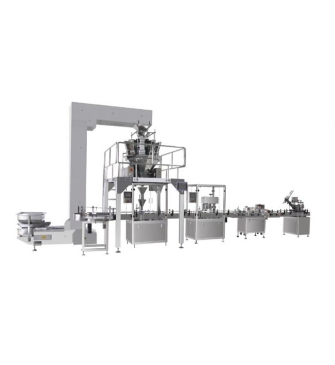 LINIA DO NAPEŁNIANIA PUSZEK GRANULATEM W ATMOSFERZE OCHRONNEJ AZOTU
