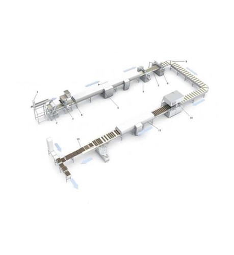 LINIA PRODUKCYJNA DO BATONÓW PROTEINOWYCH W CZEKOLADZIE