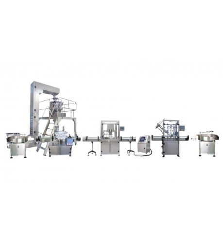 AUTOMATYCZNA LINIA DO NAPEŁNIANIA PUSZEK ORZESZKAMI ZIEMNYMI