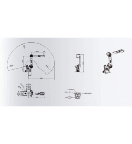 RAMIE KARTEZJAŃSKIE BRTIRUS 1000T-2400T
