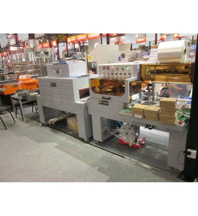 ZGRZEWARKA DO FOLII KĄTOWA QL 6025 + TUNEL BSE 6020T