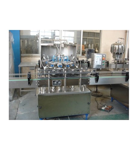 LINIA DO NAPOJÓW GAZOWANYCH MYJKA, NALEWARKA, KAPSLOWNICA, ETYKIECIARKA