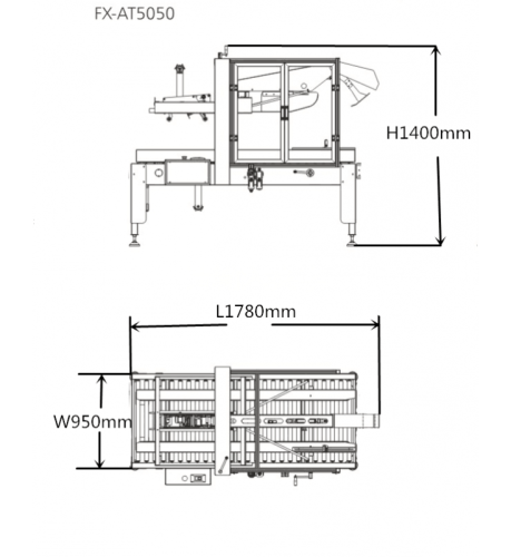 AUTOMATYCZNA ZAKLEJARKA DO KARTONÓW FX AT5050B
