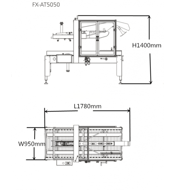 AUTOMATYCZNA ZAKLEJARKA DO KARTONÓW FX AT5050B
