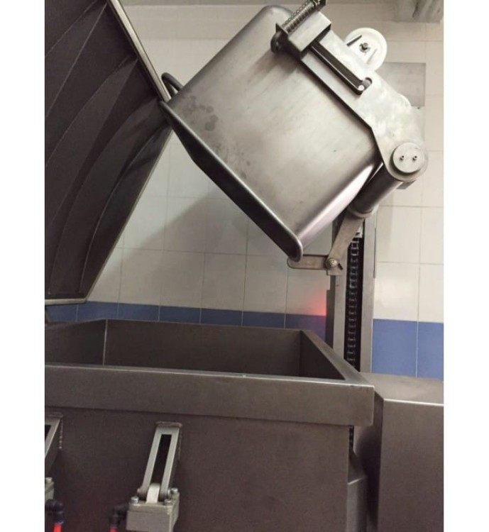 PRÓŻNIOWA MIESZAŁKA DO MIĘSA PRZEMYSŁOWA ZKJB-1200