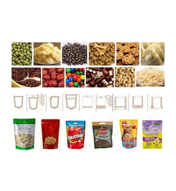 ROTACYJNA MASZYNA PAKUJĄCA DO PROSZKU DOYPACK STRUNA HT 8F BIG