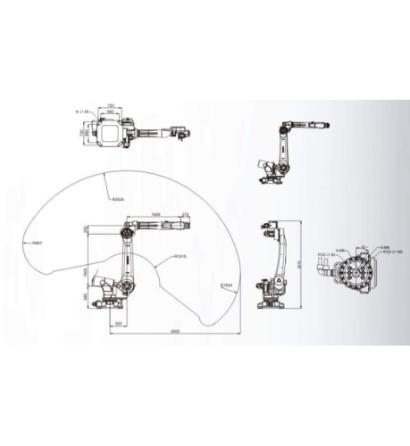 RAMIE KARTEZJAŃSKIE BRTIRUS 2400T-3200T