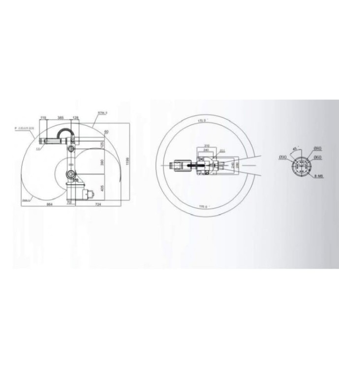 RAMIE KARTEZJAŃSKIE BRTIRUS 30T-250T
