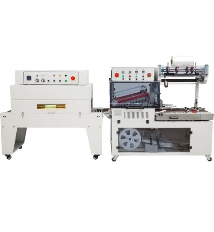 AUTOMATYCZNA ZGRZEWARKA KĄTOWA DQL 5545S I TUNEL OBKURCZAJĄCY DSD 4520