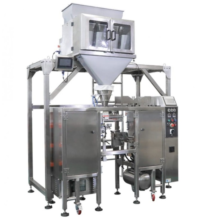 PIONOWA MASZYNA PAKUJĄCA GDD-1-300 Z NAWAŻARKĄ LINIOWĄ I PODAJNIKIEM