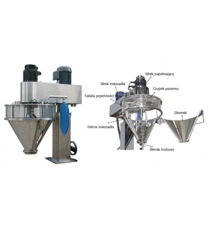 PIONOWA MASZYNA PAKUJĄCA DO PROSZKU HTL-520F