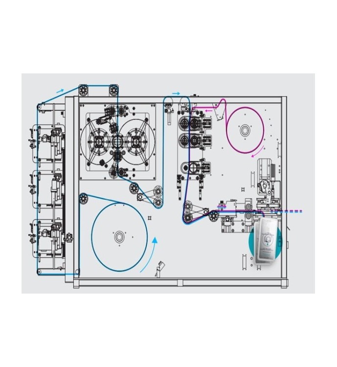 MASZYNA DO SKŁADANYCH SASZETEK P