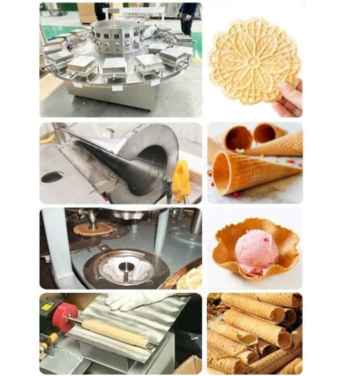 MASZYNA DO ZWIJANIA RUREK WAFLOWYCH GGDCE6