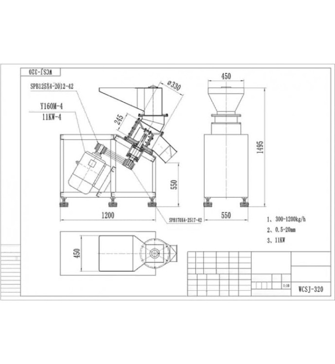 MŁYNEK KRUSZARKA WCSJ-320
