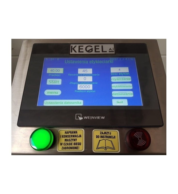 ETYKIECIARKA DO PŁASKICH PRODUKTÓW LP 200