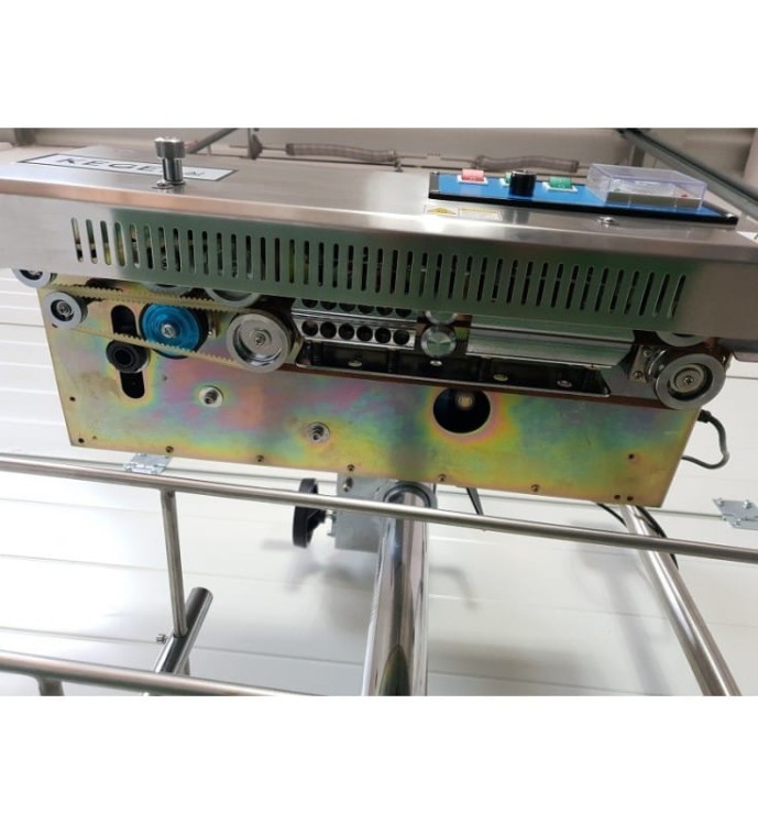 ZGRZEWARKA DO FOLII Z TAŚMOCIĄGIEM DBF 1300