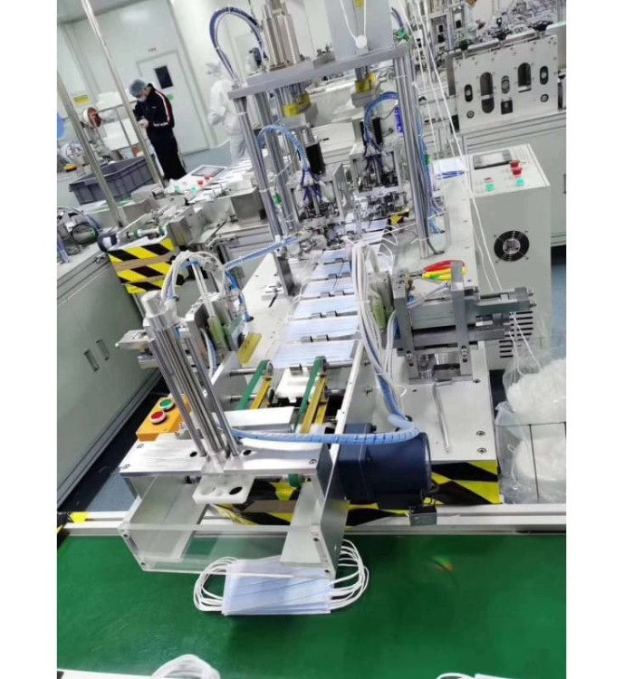 LINIA MASZYNA DO PRODUKCJI MASECZEK OCHRONNYCH FFP2