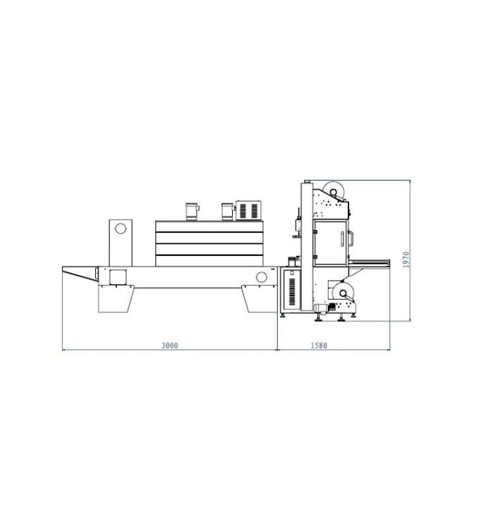 FOLIARKA QSJ 5040A + TUNEL OBKURCZAJĄCY BSE 5040A DO ZGRZEWEK, SZEŚCIOPAKÓW