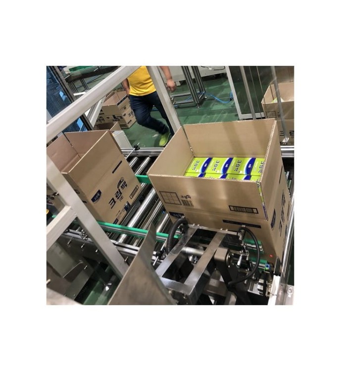 AUTOMATYCZNA LINIA DO PAKOWANIA W KARTONY