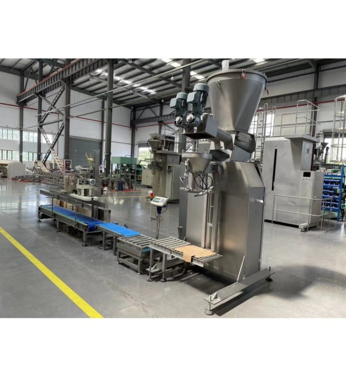 PÓŁAUTOMATYCZNA LINIA ZAMYKAJĄCA DO PROSZKU KEGEL 25KG