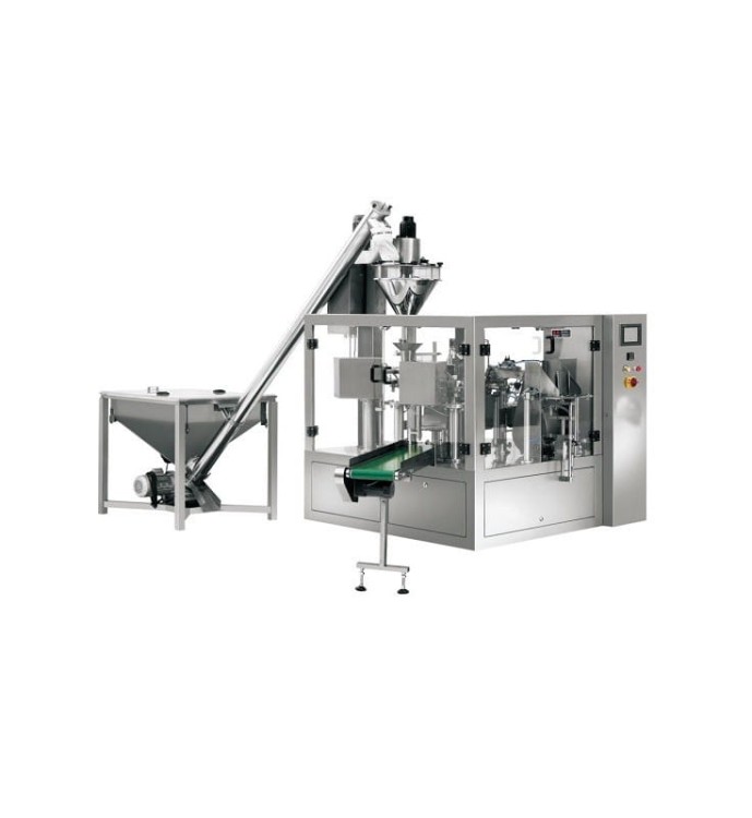 ROTACYJNA MASZYNA PAKUJĄCA DO PROSZKU DOYPACK STRUNA HT 8F