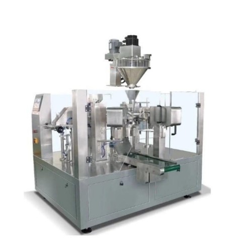 ROTACYJNA MASZYNA PAKUJĄCA DO PROSZKU DOYPACK STRUNA HT 8AH