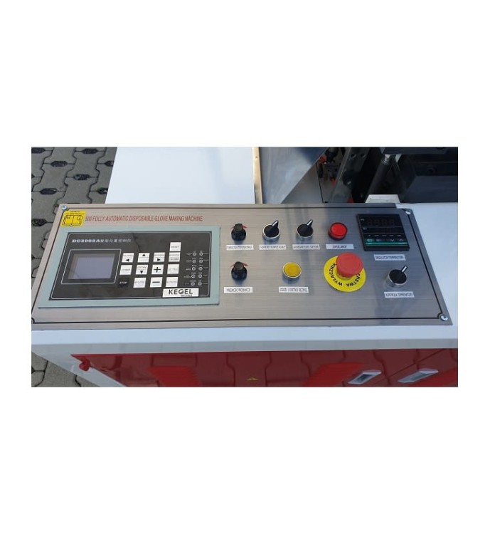 MASZYNA DO PRODUKCJI RĘKAWICZEK FOLIOWYCH