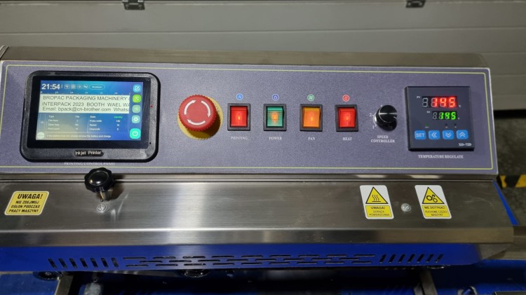 ZGRZEWARKA DO FOLII Z TAŚMOCIĄGIEM I DATOWNIKIEM FPM150W/S